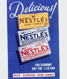 Chocolate bar from 1945