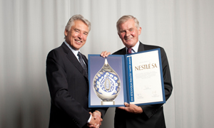 Peter Brabeck-Letmathe and Peter Forssman