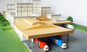 Model of Indonesian factory
