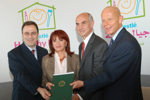 People at the official signing ceremony