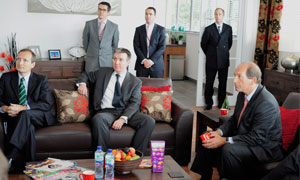 The replica living room at the Insight and Learning Centre in the United Kingdom