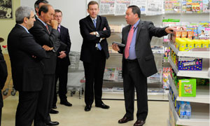 The full size convenience store at the Insight and Learning Centre in the United Kingdom