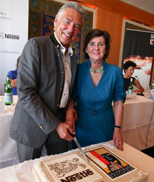 Peter Brabeck-Letmathe and Helga Rabl-Stadler