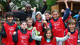 IAAF ambassador Wilson Kipketer and school children in Denmark