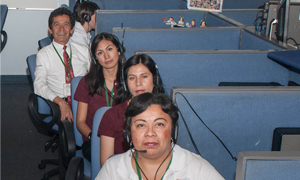 Employees at Nestlé’s call centre in Mexico