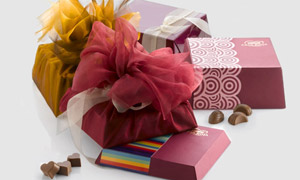 Caja Roja praline chocolates