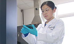 scientist at work