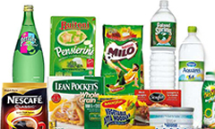 a selection of Nestlé products