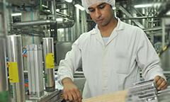 Nestlé employee at work