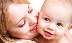 mother with baby
