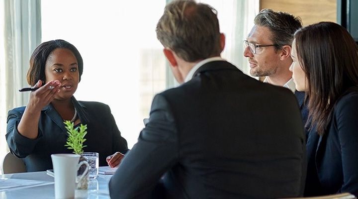 People in the meeting