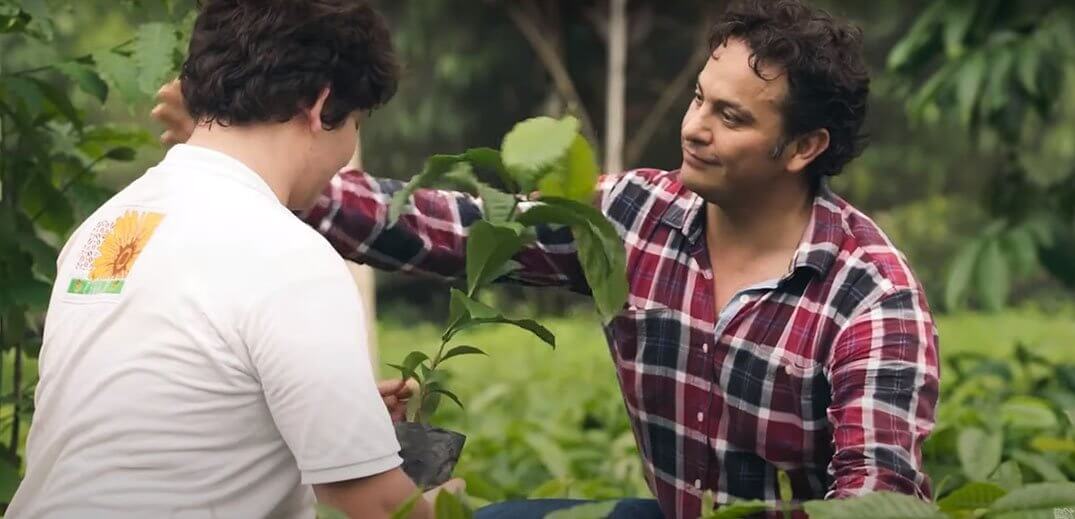 Two coffee farmers