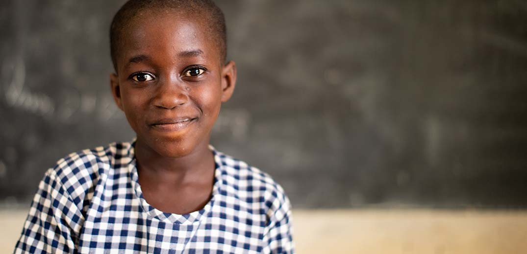 Girl at school