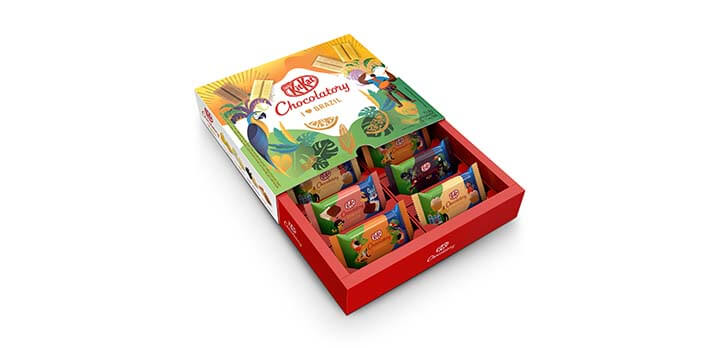 The KitKat Chocolatory I love Brazil box