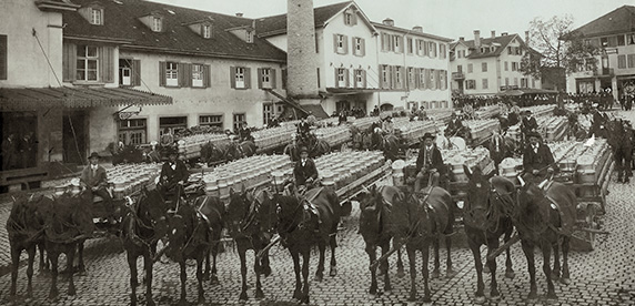 farmers delivering fresh milk