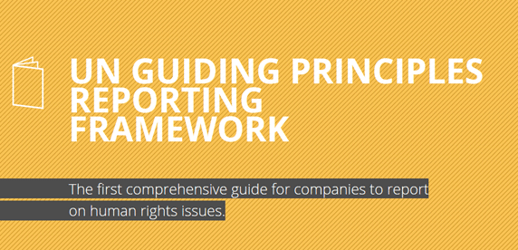 reporting framework on UN Human Rights Principles reporting framework on UN Human Rights Principles