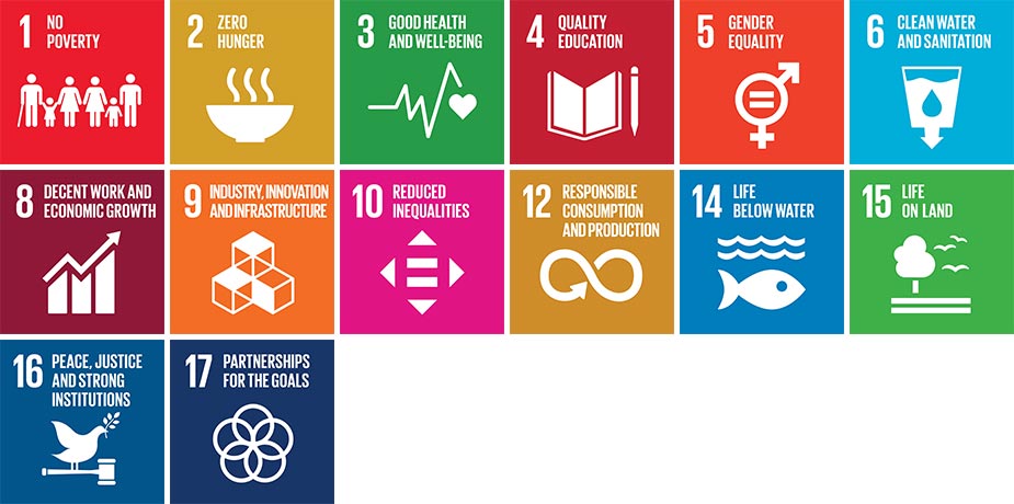 csv19-121-sdg-logos SDGs 1, 2, 3, 4, 5, 6, 8, 9, 10, 12, 14, 15, 16, 17
