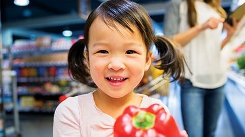 girl with pepper