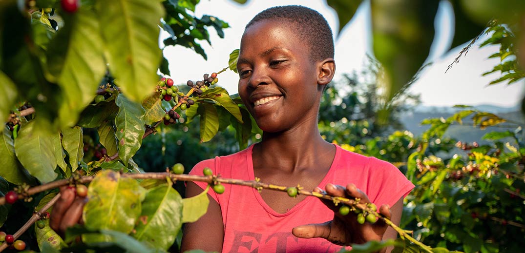 female coffee farmer
