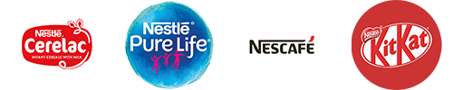 Cerelac Pure Life Nespresso KitKat logos Cerelac Pure Life Nespresso KitKat logos
