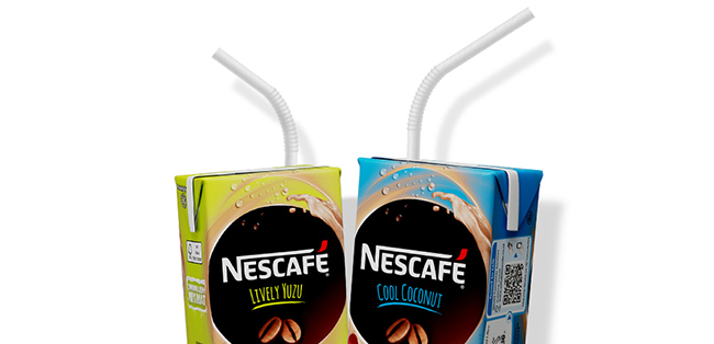 Nestlé paper straws