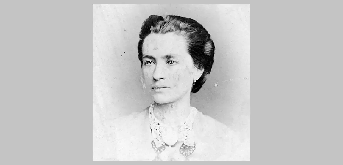 A portrait of Henri Nestlé's wife Clémentine
