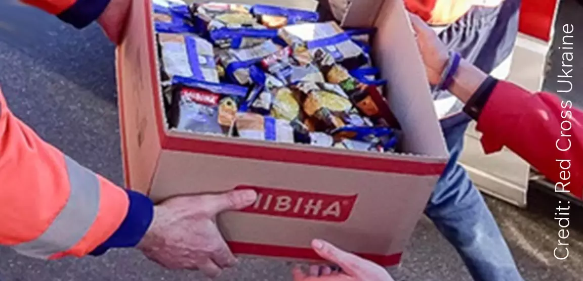 Humanitarian help into Lviv