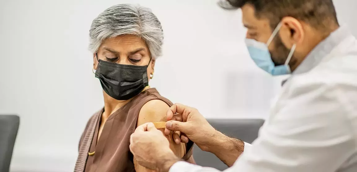 woman at doctors
