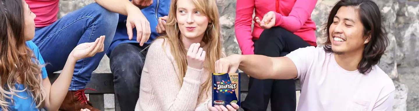 People eat Smarties