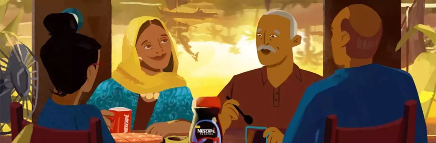 Family coffee time
