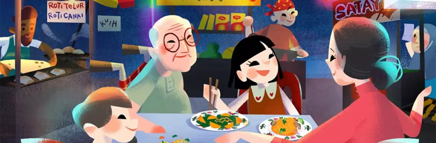 A family enjoying Maggi noodles
