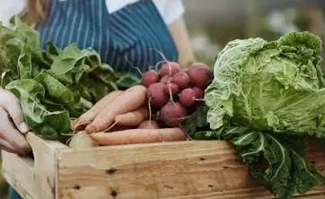 box of mix vegetables