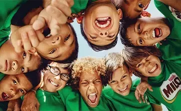 children smiling