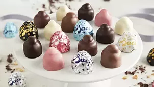 Baci range on plate