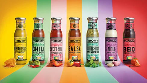 Thomy sauces range