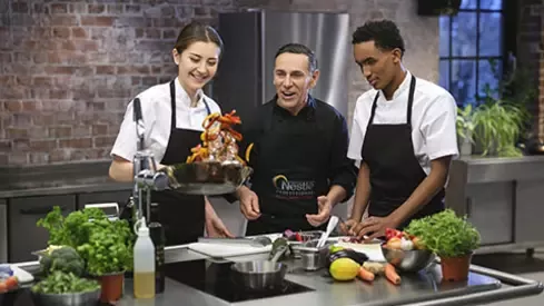 professional cooking process