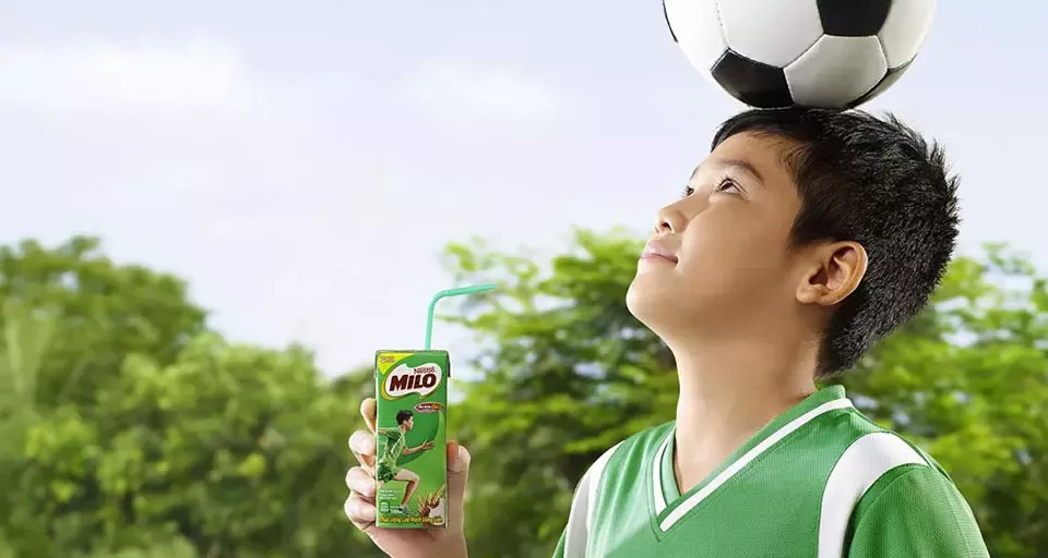 Boy with football
