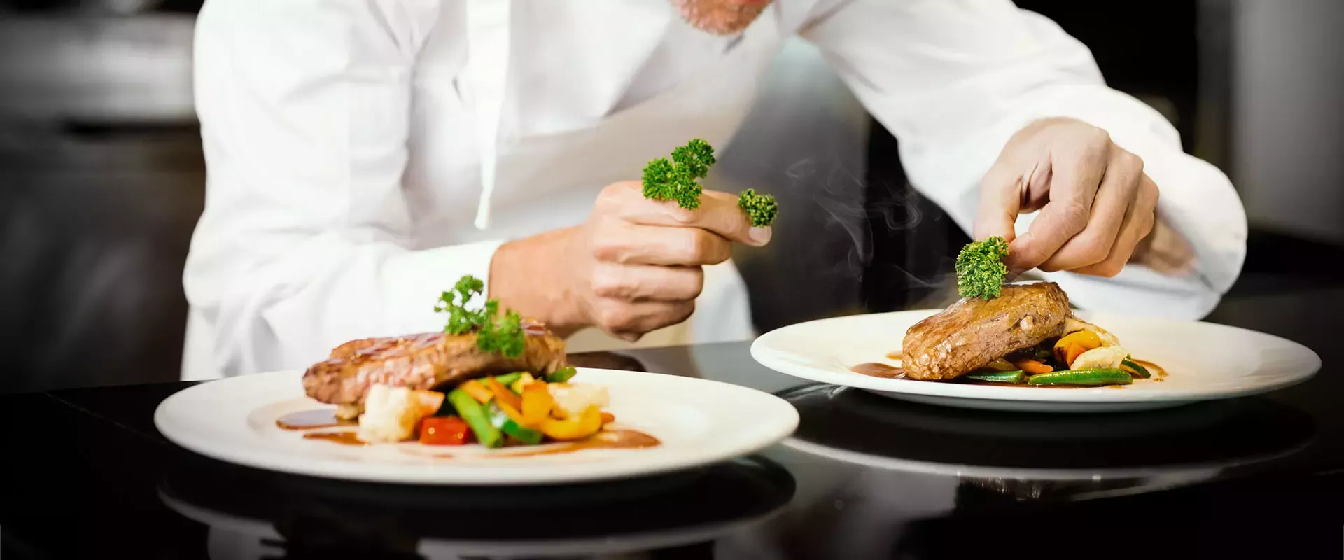 Chefs cooking
