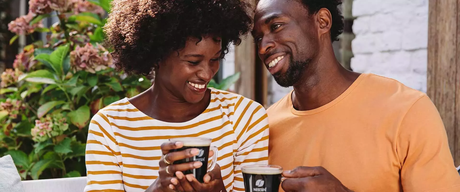 couple drinking coffee