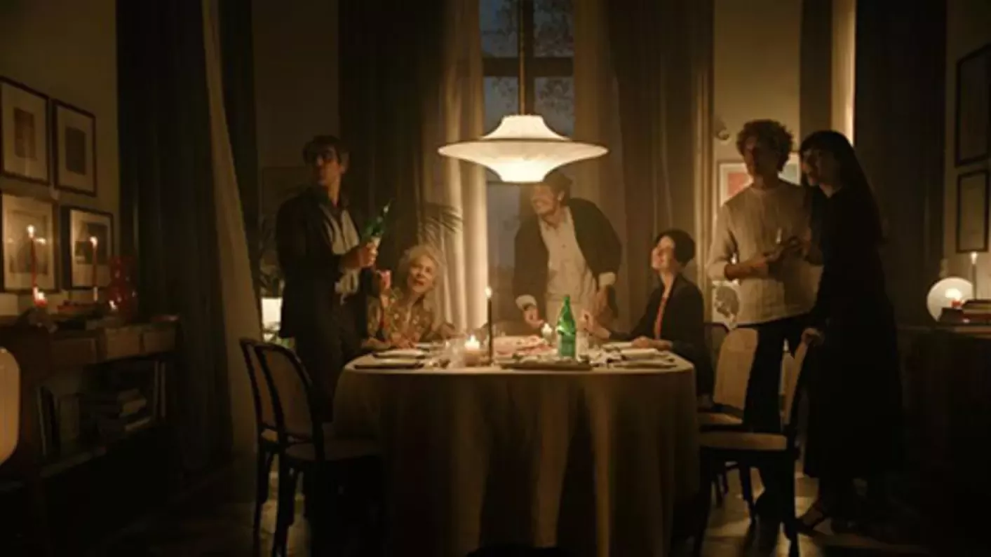S.Pellegrino sparkling mineral water bringing people together for an elegant dinner gathering