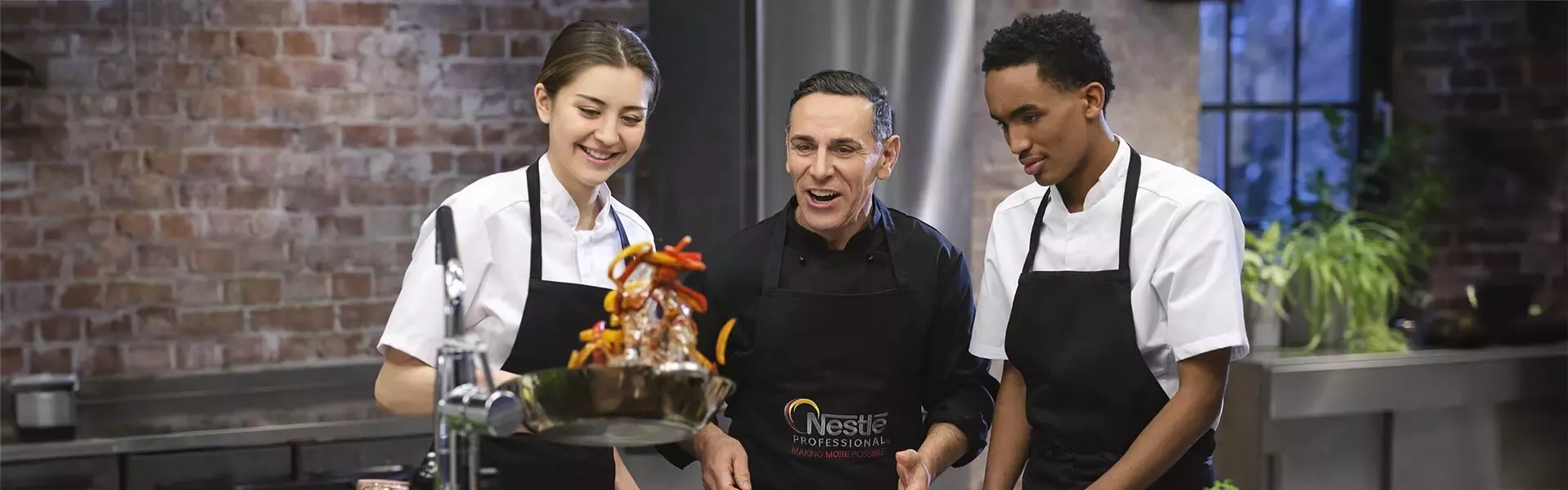 Chefs cooking