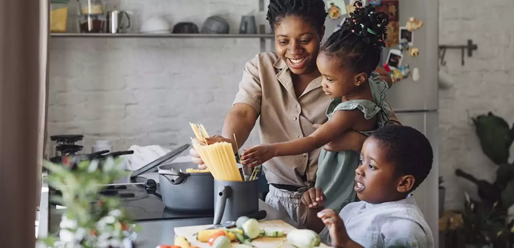 Family cooking