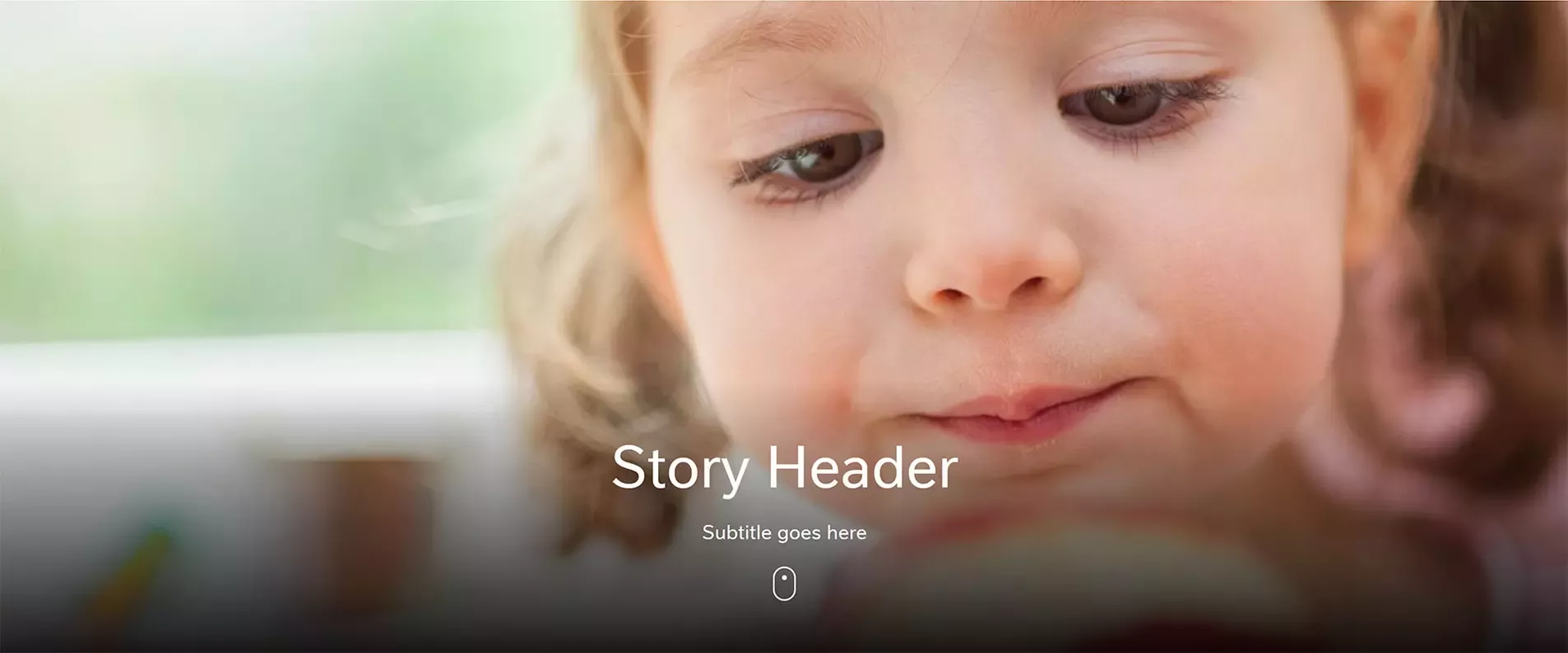 Story header