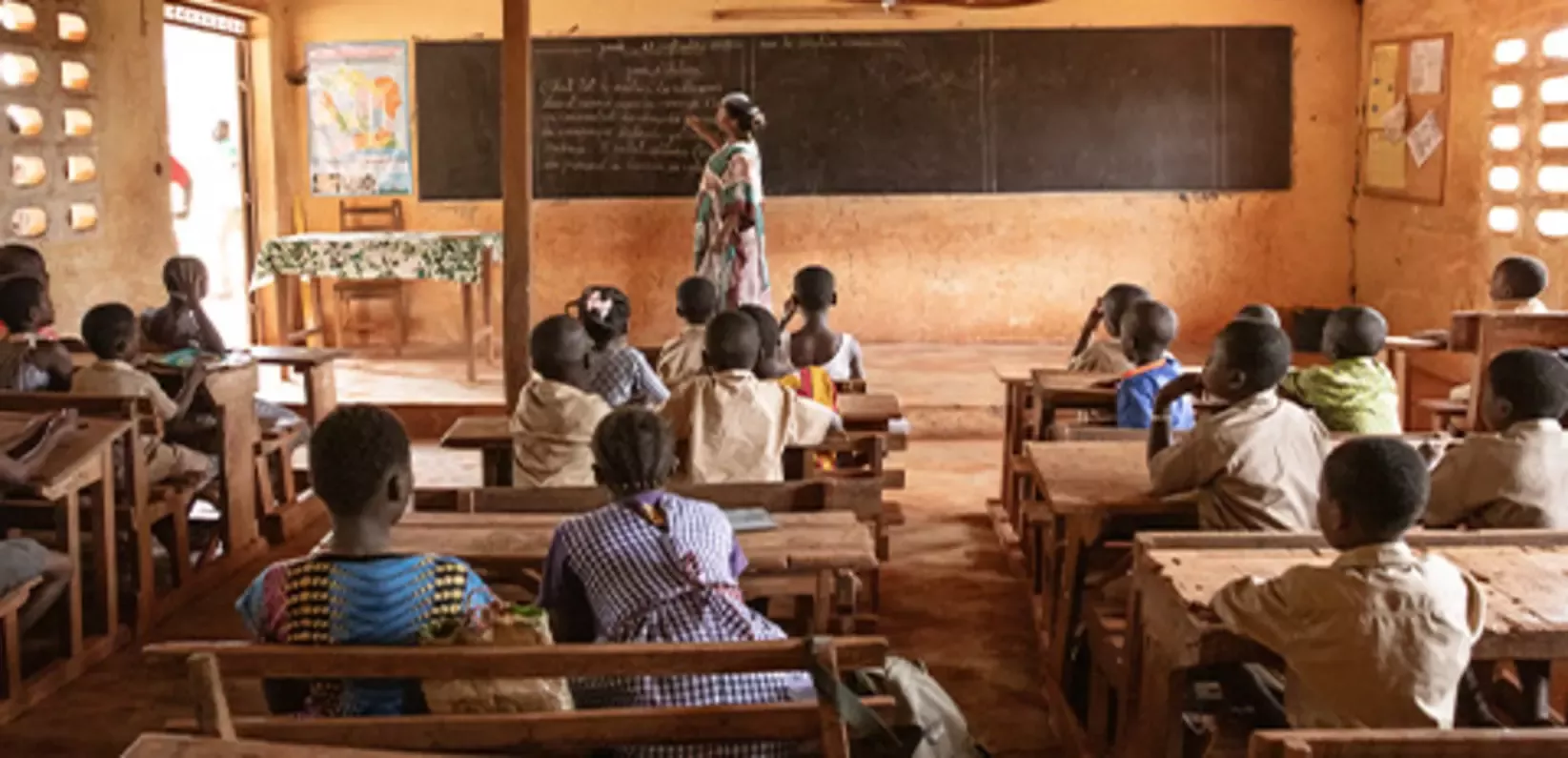 Children in classroom
