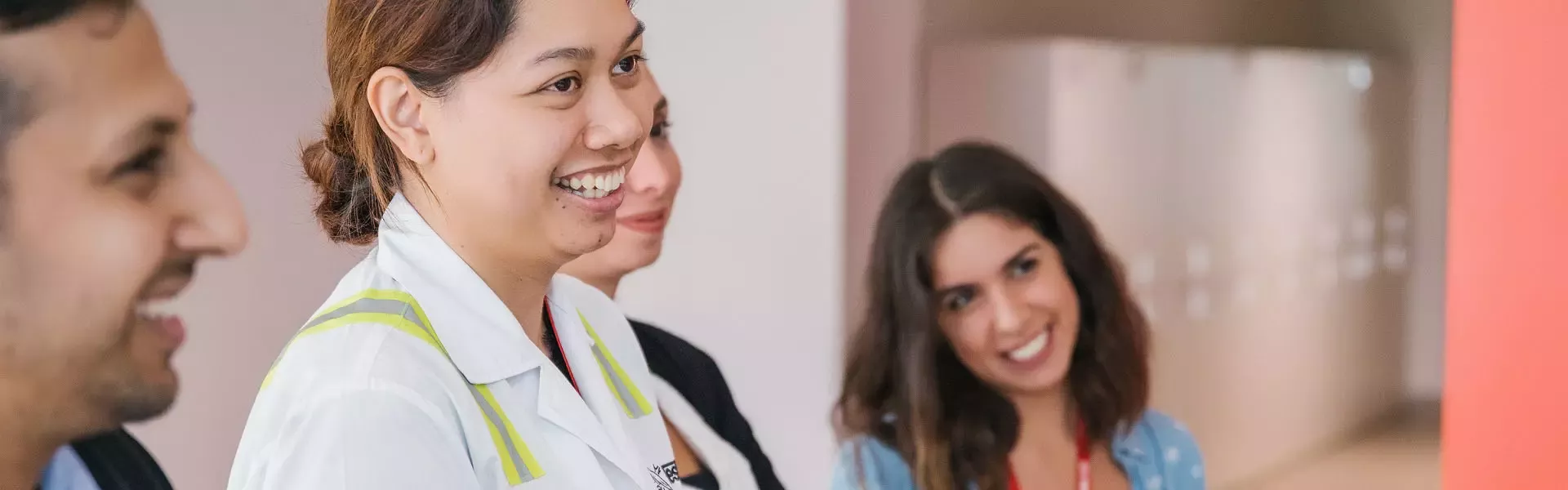 People smiling