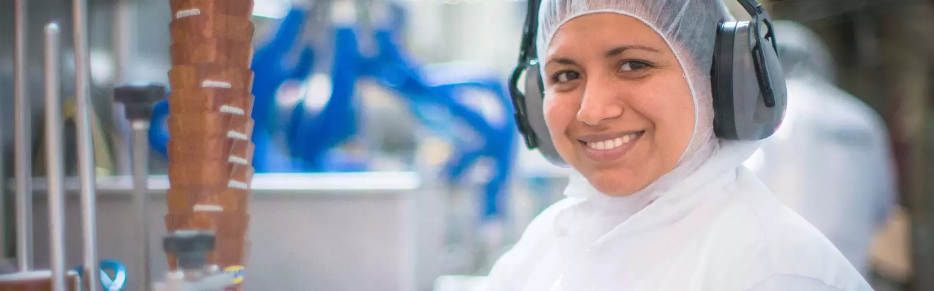 Person in factory
