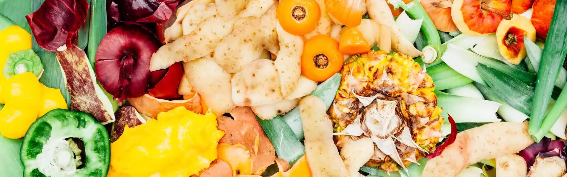 Raw fruit and vegetable scraps