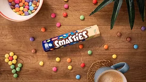 smarties drop