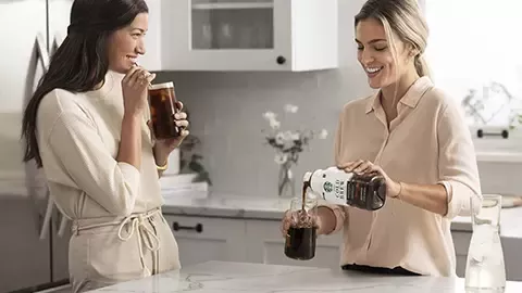 women drinking coffee