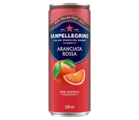 Sanpellegrino Aranciata Rossa sparkling drink made with Italian blood oranges